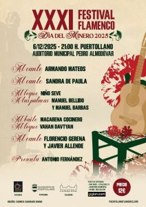 Armando Mateos, Sandra de Paula, Florencio Gerena y Javier Allende en el XXXI Festival Flamenco “Día del Minero”