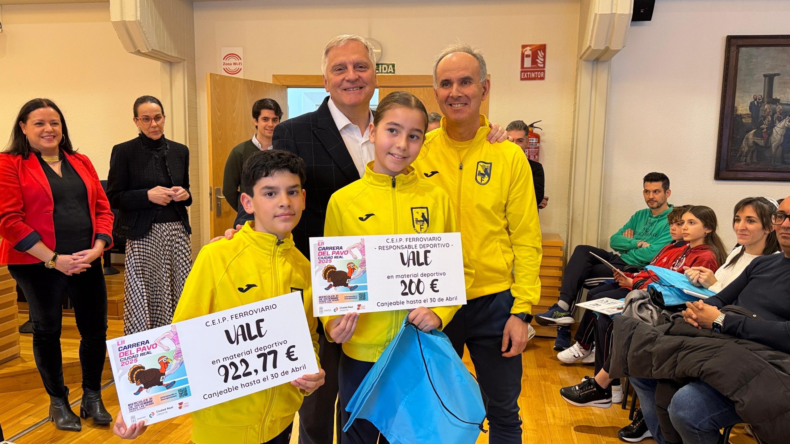 El Ayuntamiento de Ciudad Real entrega los premios escolares de la Carrera del Pavo