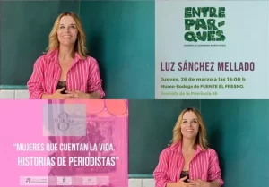 Entreparques organiza un encuentro con la periodista Luz Sánchez-Mellado en Fuente el Fresno con motivo del Día Internacional de la Mujer