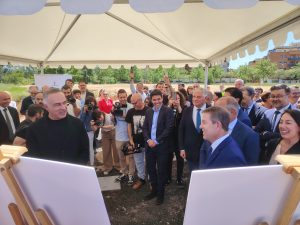 Junta y Universidad colocan la primera piedra del Campus Biosanitario de Ciudad Real, un recinto que tendrá 19.000 metros y seis edificios