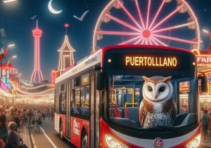 Un bus «búho» gratuito prestará servicio durante la Feria de Mayo de Puertollano