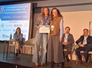 Una oftalmóloga de la GAI de Ciudad Real, premiada por un estudio sobre trombosis venosa retiniana realizado en pacientes de Albacete