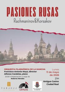 La Orquesta Filarmónica de La Mancha presenta “Pasiones Rusas” en Ciudad Real