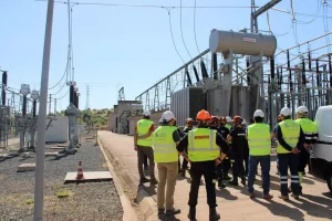 Bomberos del Consorcio de Ciudad Real y Naturgy realizan un ejercicio conjunto de gestión de emergencias en la subestación eléctrica ‘Alarcos’