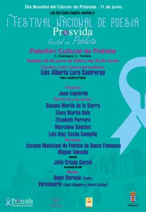 El alcalde y poeta Luis Alberto Lara lidera en Poblete la cita cultural que busca salvar vidas con un análisis de sangre