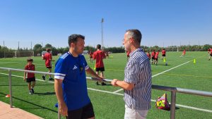 Poblete se consolida como referente del deporte base con el Campus de Fútbol de Álvaro Morata y el Campus del Balonmano Caserío