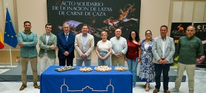 Valverde agradece la donación de 4.000 raciones de carne de caza al Banco de Alimentos y destaca la iniciativa solidaria de un sector estratégico para la provincia