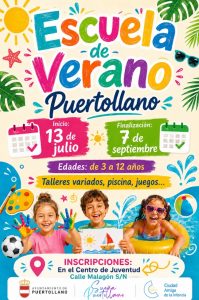 La Concejalía de Juventud e Infancia abre el plazo de inscripción para la Escuela de Verano 2026