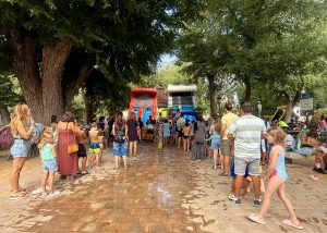 Infancia convierte los Jardines del Prado en un ‘Gran Parque Acuático’
