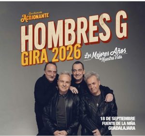 Hombres G dará un concierto en las fiestas de Guadalajara