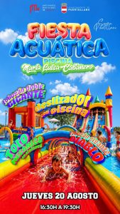 La piscina María Luisa Cabañero se transformará en un gran parque acuático este jueves 20 de agosto