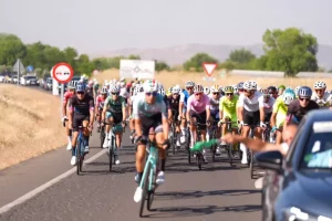 Joan Cadena, vencedor de la etapa Argamasilla de Calatrava-Herencia en la II Vuelta Ciclista Castilla-La Mancha LEADER