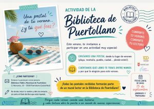 La Biblioteca Municipal invita a compartir las lecturas del verano con la campaña “Una postal de tu verano… ¿y tú qué lees?”