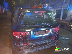Un incendio destruye tres contenedores y afecta a un vehículo en la calle Pío XII de Ciudad Real