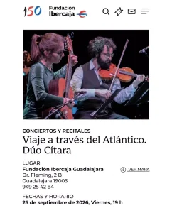 El «Viaje a través del Atlántico» de Ismael Huertas y Celia González de la Aleja llega a Guadalajara