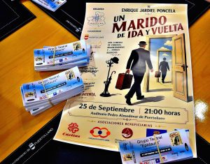 Epidauro representará el viernes «Un marido de ida y vuelta» en el XIV Teatro Solidario de Arquicma