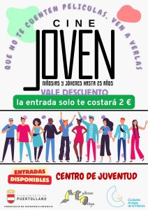 El Centro de Juventud inicia el reparto de 1.000 vales descuento para asistir al cine por tan solo 2 euros