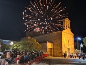 Puertollano ilumina su cielo de colores en el fin de las fiestas de septiembre