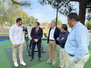 El Parque Antonio Gascón estrena su nuevo gimnasio al aire libre